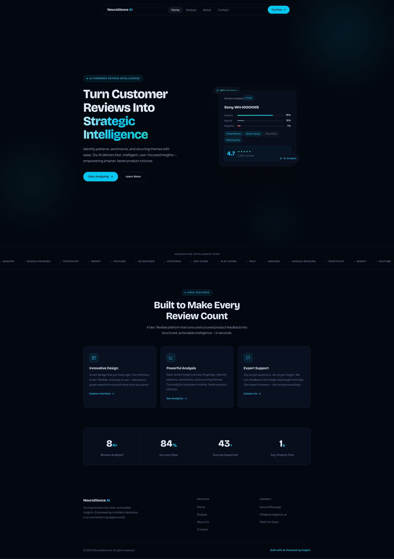 NeuraGlance project preview